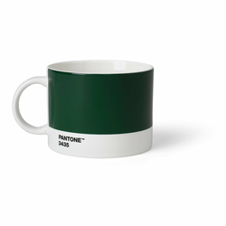 Vrč za čaj Pantone temno zelene barve, 475 ml