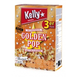 Koruza za popcorn z okusom masla, 3x90 g