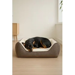 Paws & Whiskers Krevet za ljubimce Zeus, 100x80x20 cm, Braon