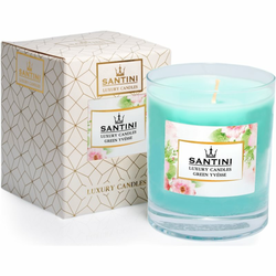 Sveča Santini, Zeleni Yvésse, 270 g