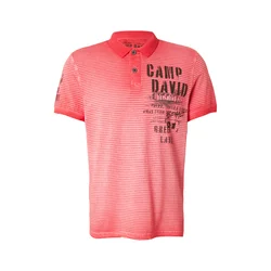 CAMP DAVID Majica rdeča/melona/črna/off-bela