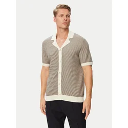 BOSS Srajca H-Lomare 50570555 Bež Regular Fit