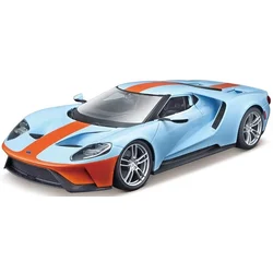 Maisto - 2017 Ford GT, modro-oranžový, 1:18