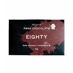 PANA CHOCOLATE Čokolada Raw Eighty, (9346758000246)