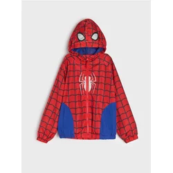 Sinsay - Jakna s kapuljačom Marvel Spider-Man - crvena