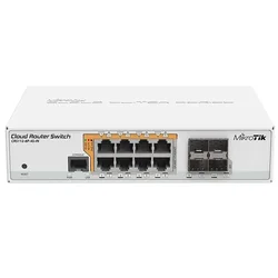 MikroTik Cloud Router Switch CRS112 Desktop Gigabit 9x RJ-45, 4x SFP, PoE+