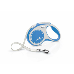 Flexi Comfort Tape Povodac, L, 5m, Plavo-beli
