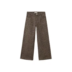 MANGO KIDS Kavbojke CHEETAH umbra/temno rjava