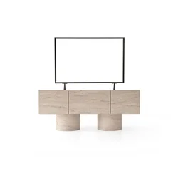 Hanah Home TV Komoda H.Tv Sehpasi-6011, 150x87x42 cm, Bež