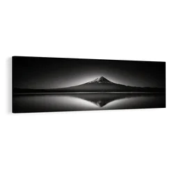 Slika mirna noč ob jezeru - 120x40
