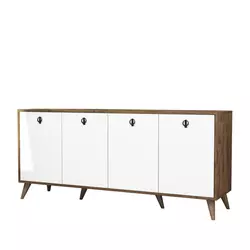 Hanah Home Elite 1612 Komoda, Belo-Braon