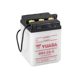 Yuasa Standard Motorcycle Battery 6N4-2A-5