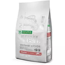 Natures Protection Superior Care White Dog Starter Losos i Račići 10 kg