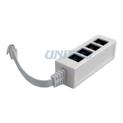 Splitter RJ45-4xRJ45 tel