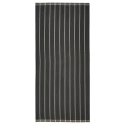 RIDSTIG Preproga, plosko tkana, siva/krem bela, 80x180 cm