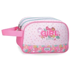 Enso girl zone dečiji neseser sa 2 pregrade - pink ( 99.344.21 )