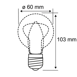 Paulmann LED svetilka B22d A60 9W 2.700K opal
