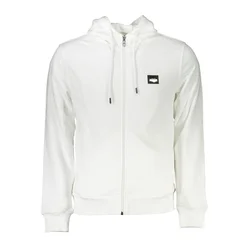 Cavalli Class Muški gornji deo trenerke QXT65C-CF062, Sa kapuljačom, Beli