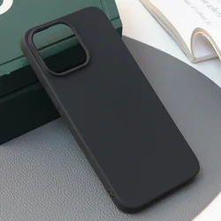 Maska za mobilni telefon iPhone 15 Pro Max MAT SKIN, Crna
