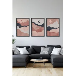 Wallity Slika Ersy3Syhcrv3, 3 dela, 34 x 49 cm