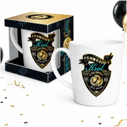 BG Velika skodelica za moške, The True King, Royal Edition, 480 ml
