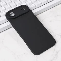Silikonska maska za iPhone 17 Air 6.6 Pro Camera, Crna