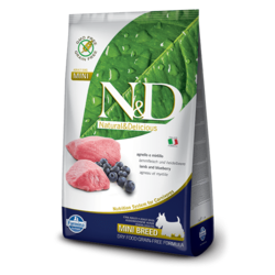 N&D Prime Hrana za pse Mini Adult, Jagnjetina i Borovnica - 800 g
