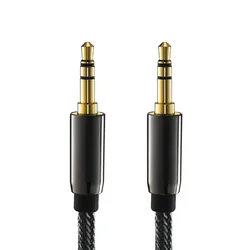 MG avdio kabel 3.5mm mini jack M/M 1.5m, črna
