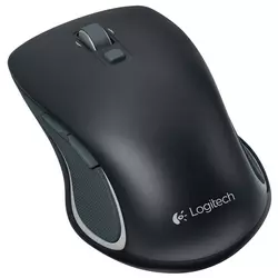 LOGITECH brezžična optična miška M560, črna