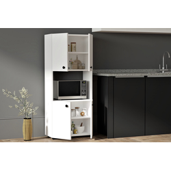 Hanah Home Kuhinjska polica 60x140x31,4cm Bela