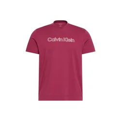 Calvin Klein Majica burgund / bela