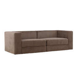 Kavč Dallas 4463 (Rjava) Rjava, 238x94x70cm, Blago