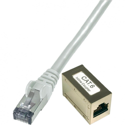 Renkforce RJ45 mrežni produžni kabel CAT 6 S/FTP 0.25 m sivi, zaštita na priključku, pozlaćeni kontakti Renkforce