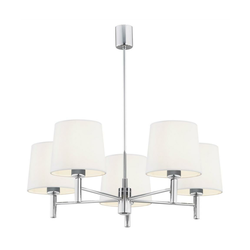 Argon 2110 - Luster na stalku BOLZANO 5xE27/15W/230V krem