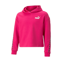 PUMA Sweater majica POWER, fuksija / crna / bijela