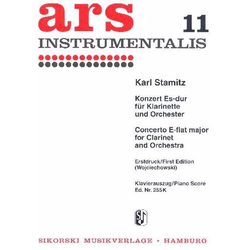 STAMITZ:CONCERTO FOR CLARINET ES-DUR