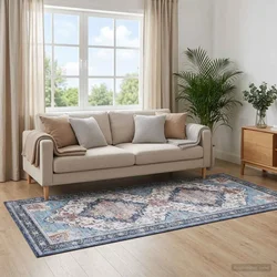 vidaXL Preproga ORIZ večbarvno 80 x 200 cm 100% poliester
