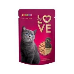 My Love Vlažna hrana za mačke, Piletina, 85g