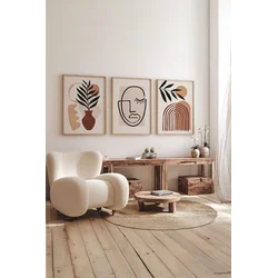 Wallity Slika 3Dartsoho69, 3 dela, 33 x 48 cm