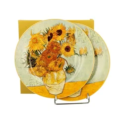 Duo Komplet 2 talerzy deserowych Van Gogh