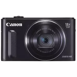 CANON kompaktni fotoaparat SX610 HS, črn