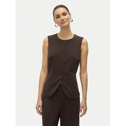 Vero Moda Telovnik Sigga 10336320 Rjava Regular Fit
