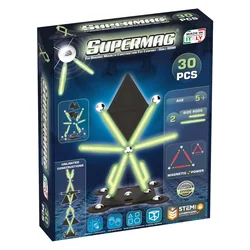 Supermag sestavljivi magneti Glow 30