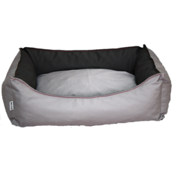 Pet Line Krevet za pse, 60x45cm, Sivo-crni