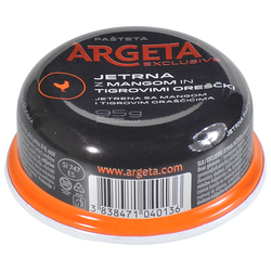 Argeta Exclusive Jetrena Pašteta sa mangom i tigrovim oraščićima 95 g