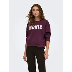 ONLY Pulover ONLSweat bordo/bela