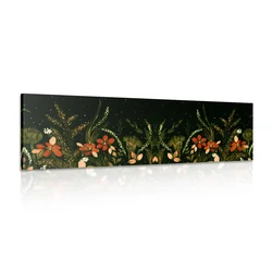 Slika z rožnatim ornamentom - 120x40