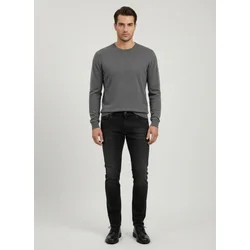 Elit Muške farmerke Slim fit, Crne