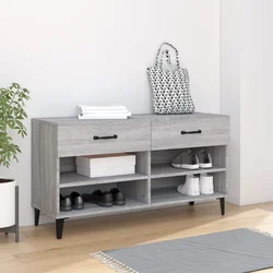 Ormarić za cipele sivi hrast 102 x 35 x 55 cm konstruirano drvo
