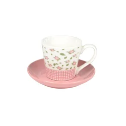 PORCELAN SET ZA KAFU 180ml 6/1 (ROZE CVET) RXG-N24641B